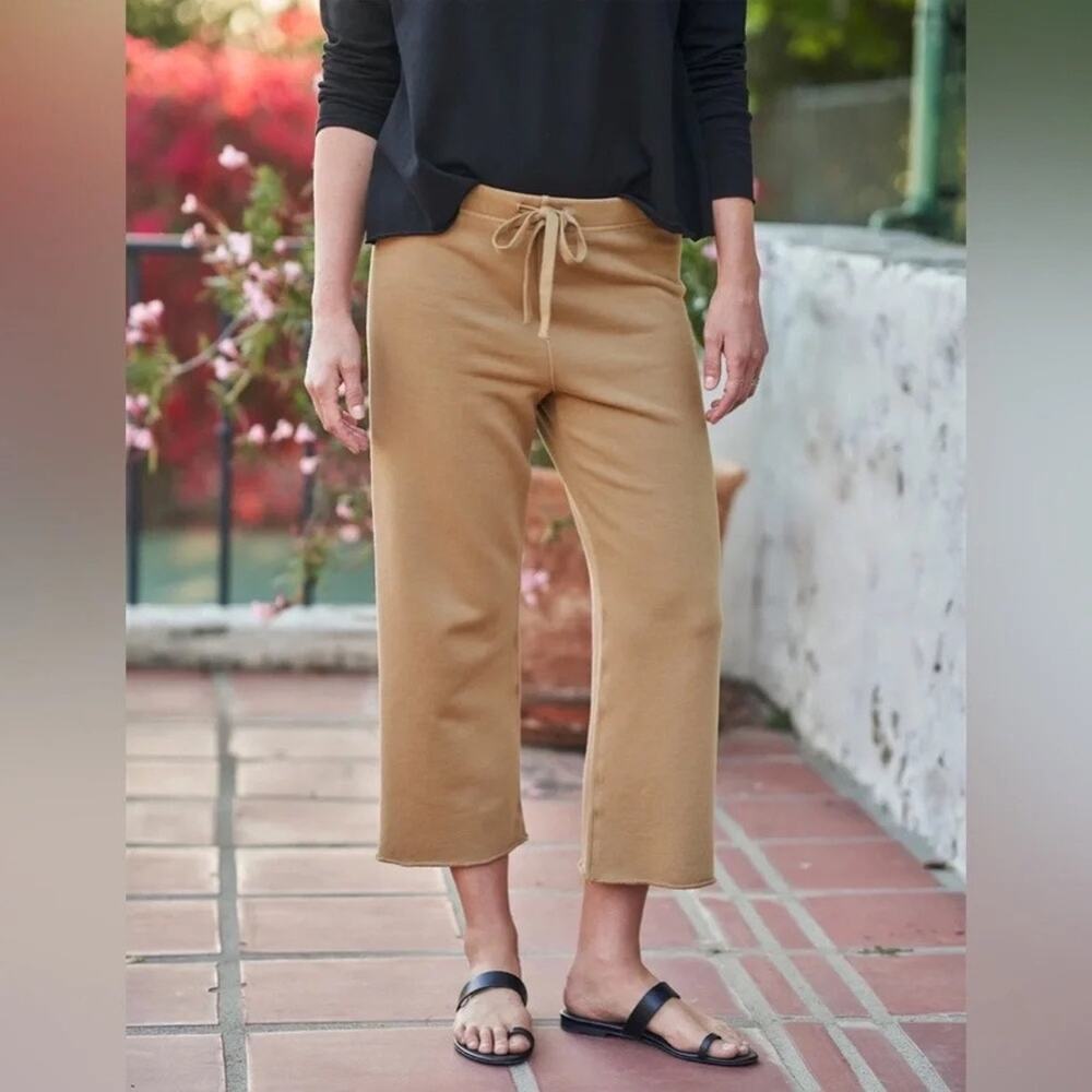 Frank & Eileen Catherine Favorite Sweatpant Women's Small Tan